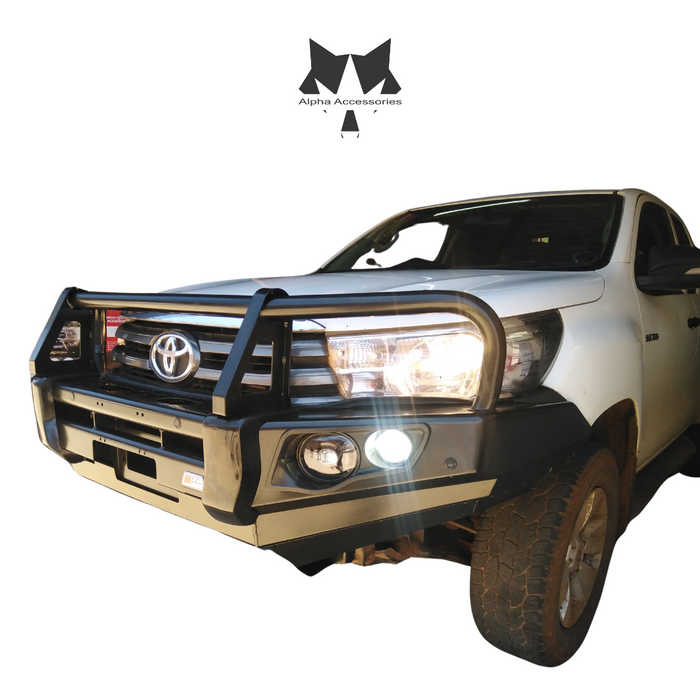 HILUX REVO GD6 2016/2017/2018 – Wide Fender: Post Type Front Bumper Replacement Bullba