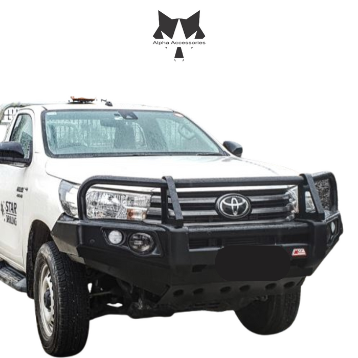 HILUX REVO GD6 2016/2017/2018 – Wide Fender: Post Type Front Bumper Replacement Bullba