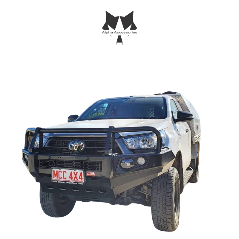 Runva | Toyota Hilux Legend/ Raider/ GR Sport GD6 2020-2026 Post Type Front Bumper Replacement Bullbar