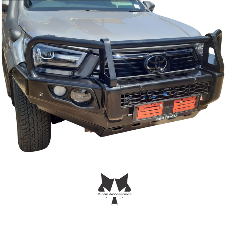 Runva | Toyota Hilux Legend/ Raider/ GR Sport GD6 2020-2026 Post Type Front Bumper Replacement Bullbar