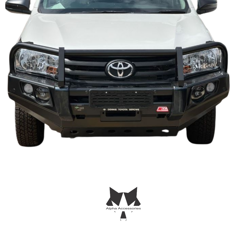 Runva | Toyota Hilux Revo GD6 2016+ Narrow Fender (Mine Spec Vehicle) Post Type Front Bumper Replacement Bullbar