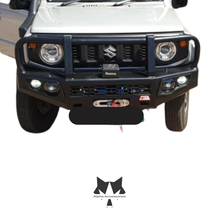 JIMNY GEN4 2019–Current: Post Type Front Bumper Replacement Bullbar