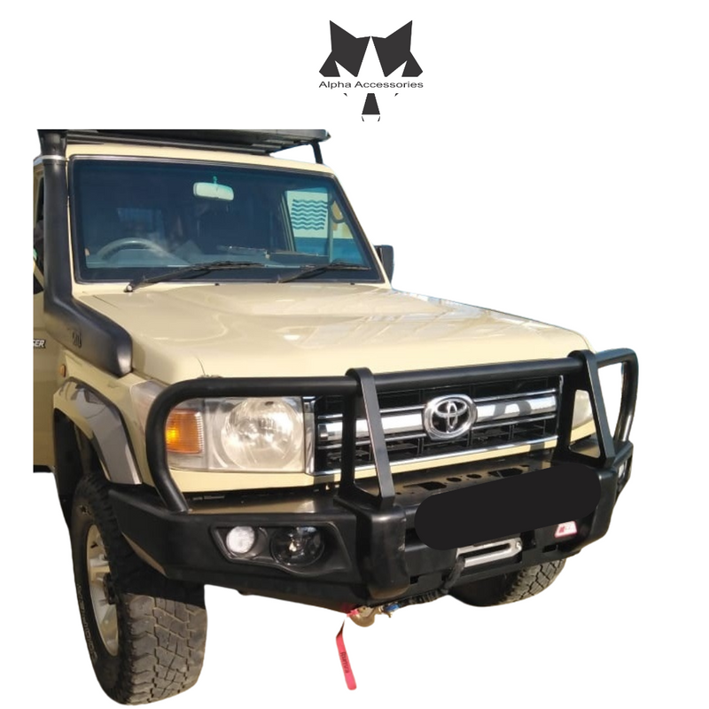 Runva | Toyota Landcruiser 70/79 Series Pick Up or Station Wagon 2007–2024 Post Type Front Bumper Replacement Bullbar