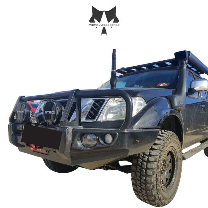 NAVARA D40 2005–2016: Post Type Front Bumper Replacement Bullbar
