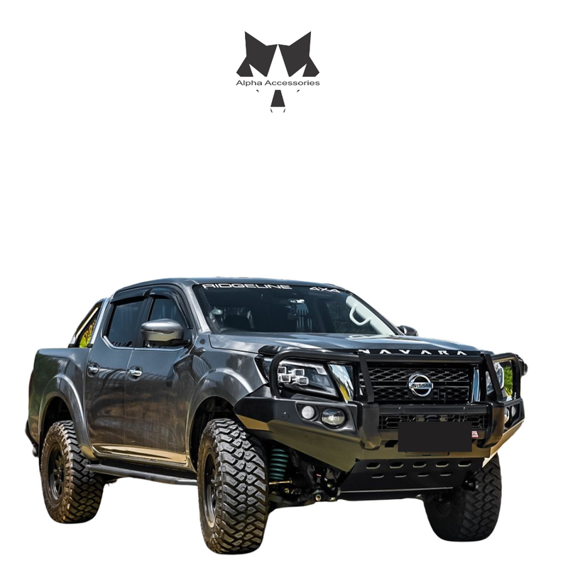Runva | Nissan Navara D23 2021+ Post Type Front Bumper Replacement Bullbar