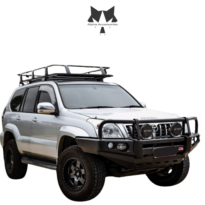 PRADO 120 Series 2003–2010 Post Type Front Bumper Replacement Bullbar