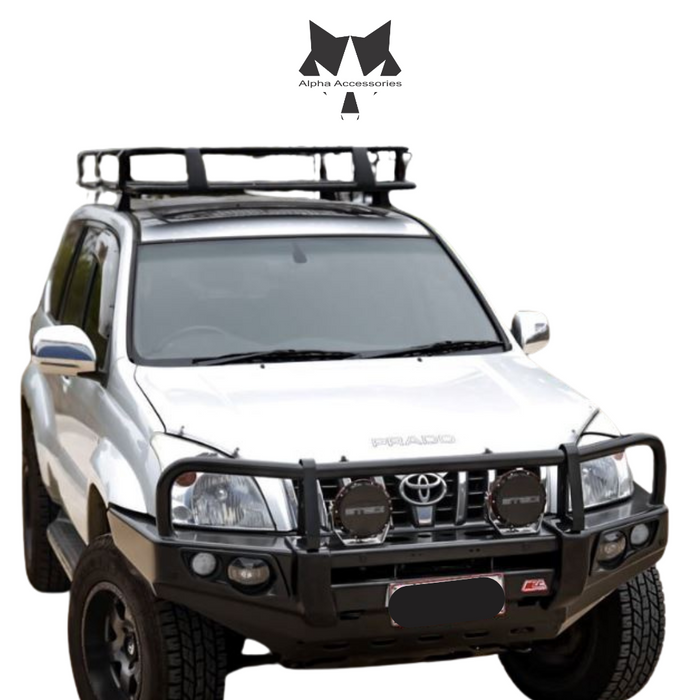 PRADO 120 Series 2003–2010 Post Type Front Bumper Replacement Bullbar