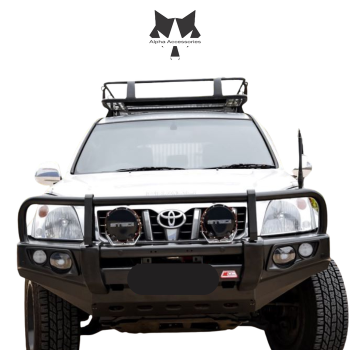 PRADO 120 Series 2003–2010 Post Type Front Bumper Replacement Bullbar