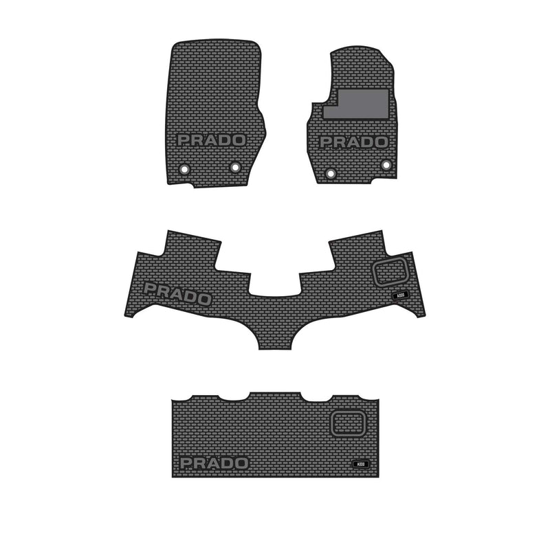 Toyota Land Cruiser Prado 250 Interior Set - 3rd Row Interior Mat - TX