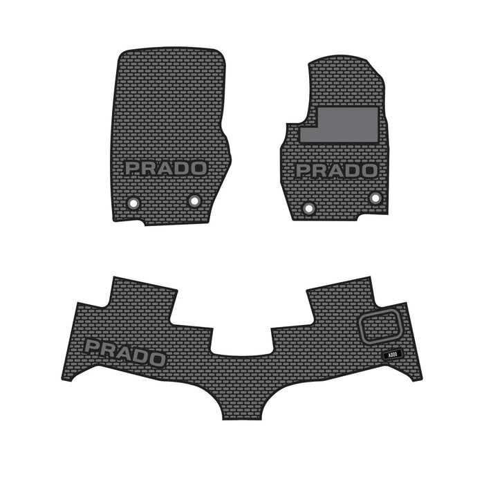 Toyota Land Cruiser Prado 250 Interior Set - No 3rd Mat - VXR Standard