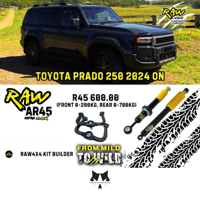 Raw4x4 | Toyota Prado 250 2024+ Suspension Upgrade