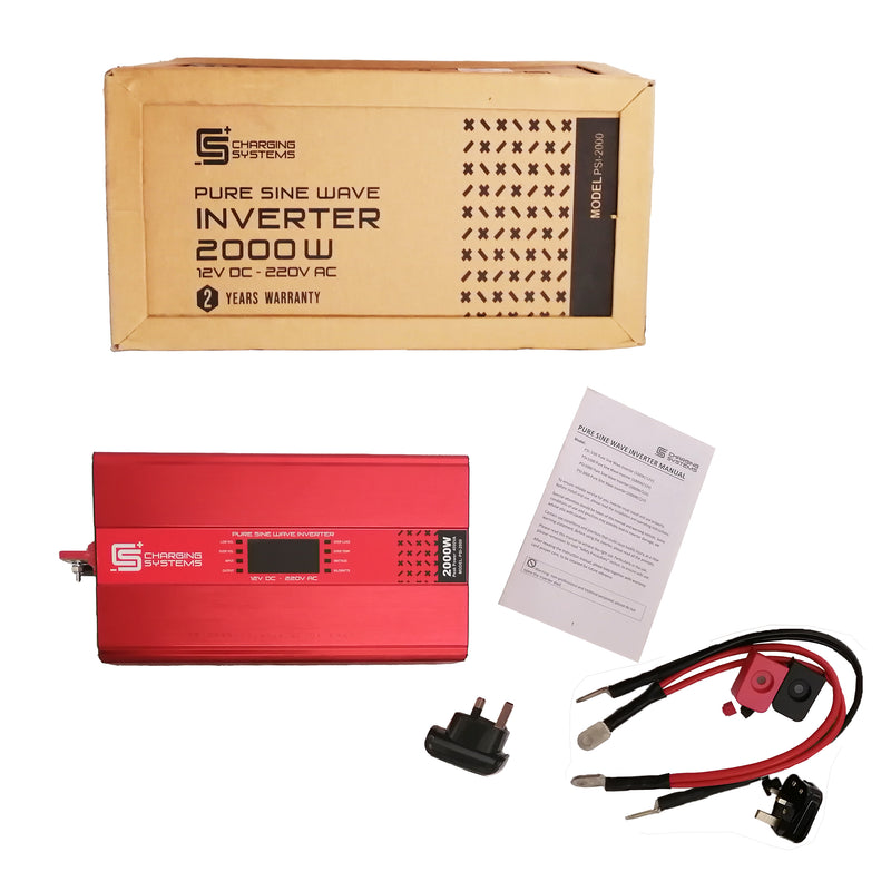 Pure Sine Wave Inverter 12V 2000W