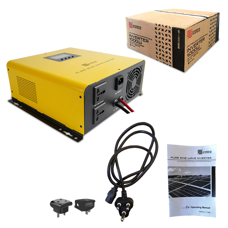 CS Low Frequency 12V Pure Sine Wave Inverter with 20A AC Charger 1000W