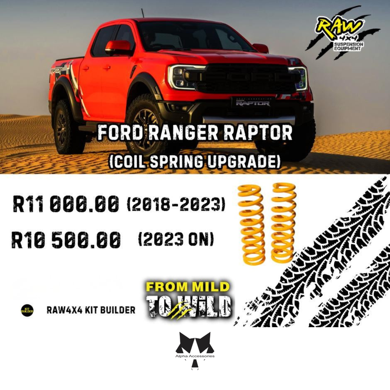 Raw4x4 | Ford Ranger Raptor 2018+ Coil Spring Upgrade