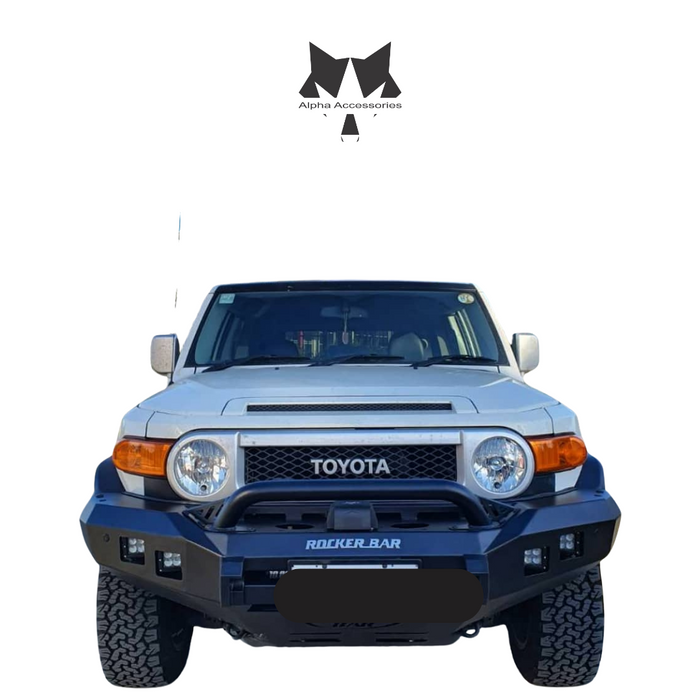 FJ CRUISER 2010 to Current: Rocker Bar Front Low Loop Bumper Replacement Bullbar