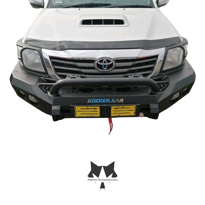 Runva | Toyota Hilux Vigo D4D 2011–2016 Rocker Bar Front Low Loop Bumper Replacement Bullbar
