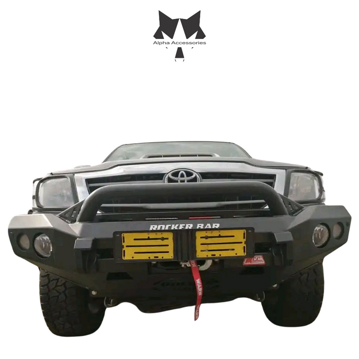 HILUX VIGO D4D 2011–2016: Rocker Bar Front Low Loop Bumper Replacement Bullbar