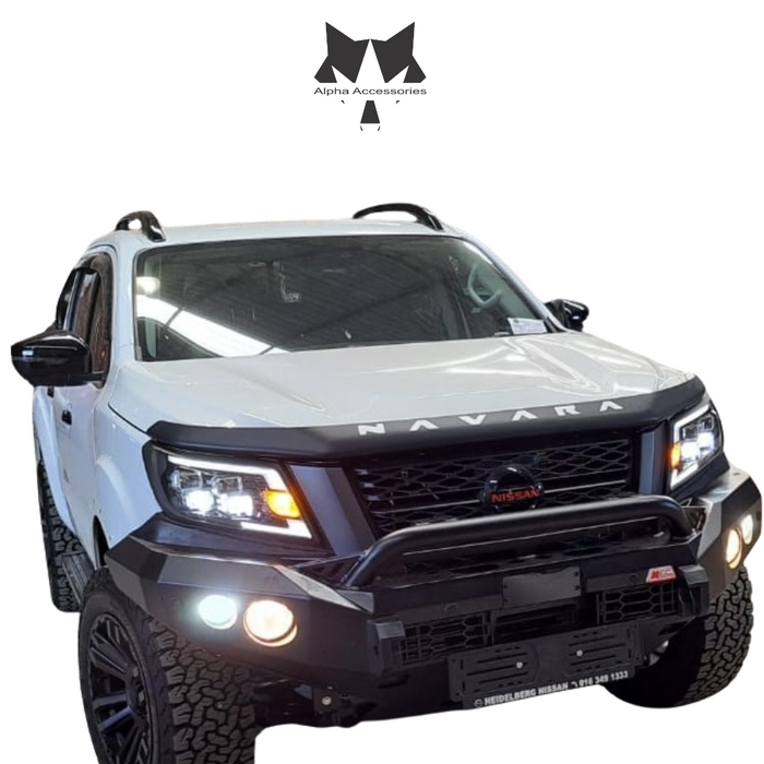 NAVARA D23 New Model 2021 to Current: Rocker Bar Front Low Loop Bumper Replacement Bullbar