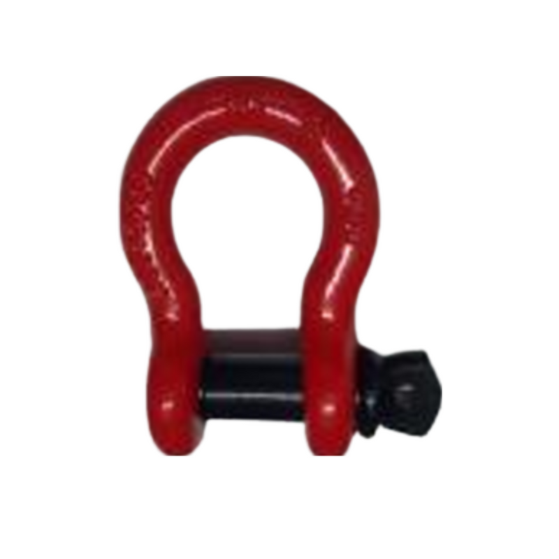 Runva | Bow Shackle Large 4.75T (3/4") – Red with Black Shaft
