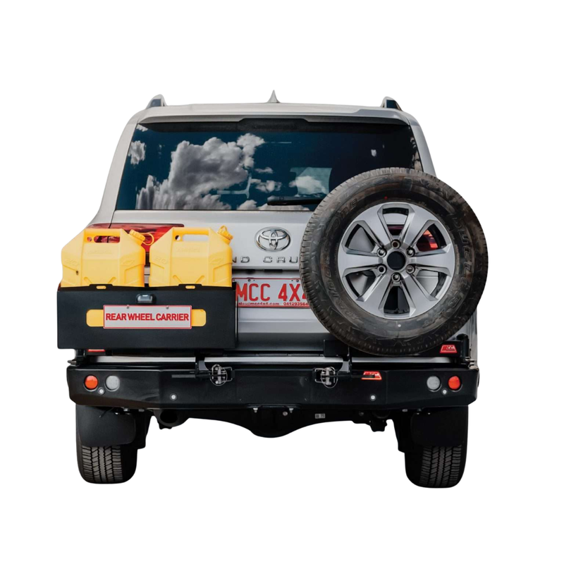Runva | Toyota Landcruiser 200 Series Rear Bumper Replacement With x2 Spare Wheel Carrier Arms
