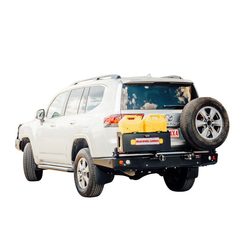 Runva | Toyota Landcruiser 200 Series Rear Bumper Replacement With x2 Spare Wheel Carrier Arms