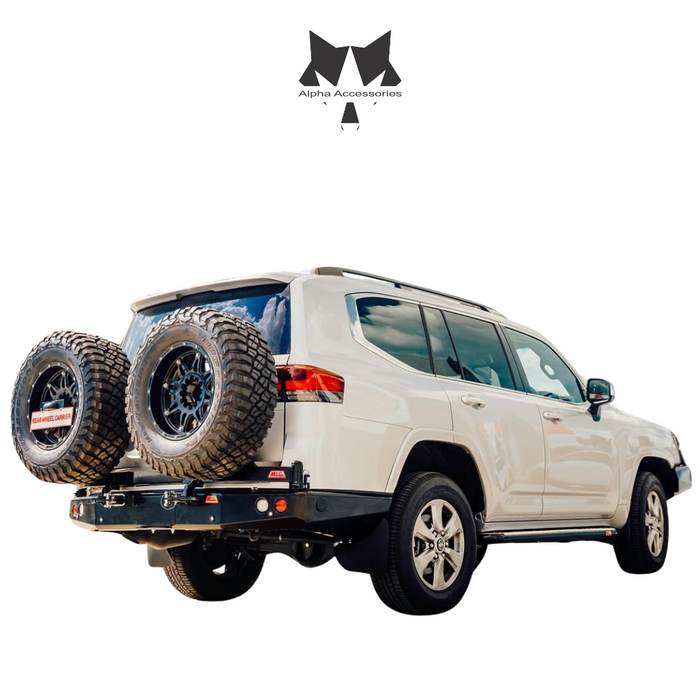 LANDCRUISER 300 Series: Rear Bumper Replacement with 2 x Spare Wheel Carrier Arms