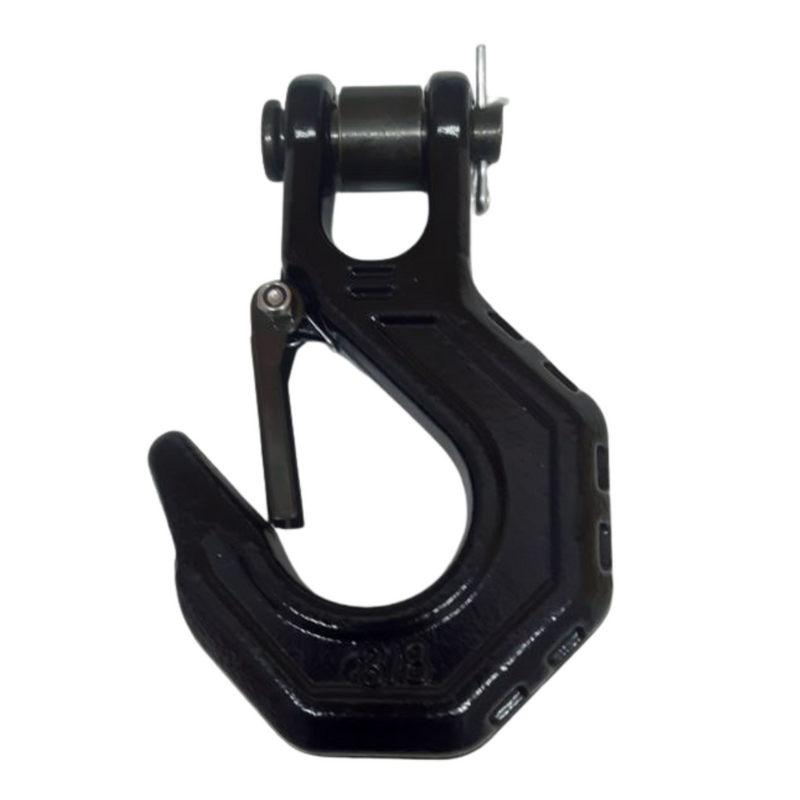 Runva | Cast Iron Hook 3/8"-T – For 8000 to 13000lbs Winches (Black Coated)