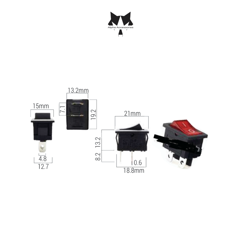 Lumeno | 20Amp Rocker Switch