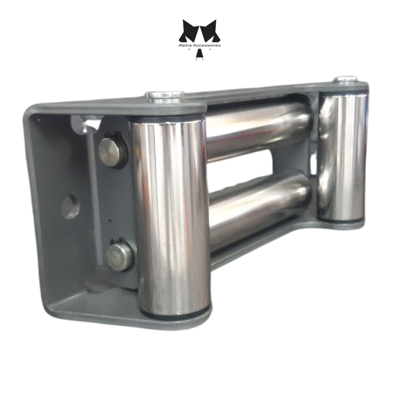 Runva | Stainless Steel Roller Fairlead 8000/ 9500/ 10000/ 12000LBS (To be Used With a Steel Cable Winch Only)