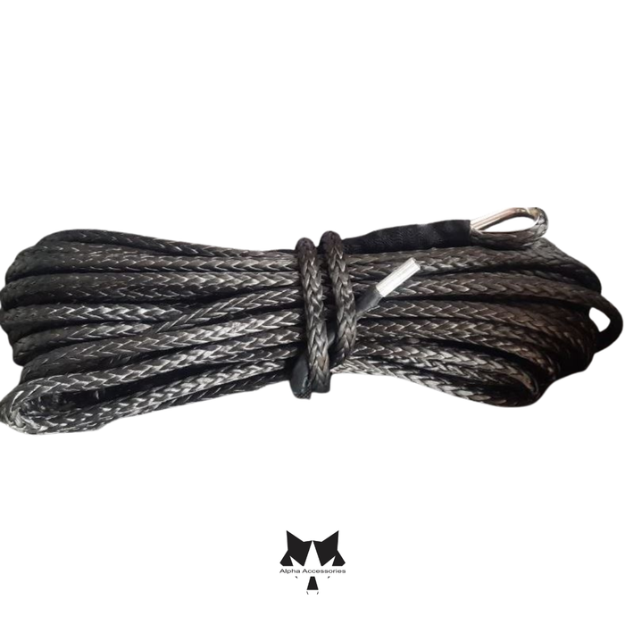 Runva | Synthetic Rope for 12000/ 13000LBS Winch 11mm x 25m (Breaking Strength 25000LBS)