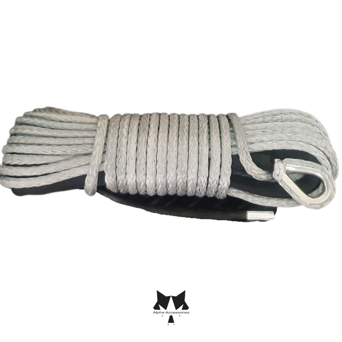 Runva | Synthetic Rope for 12000/ 13000LBS Winch 11mm x 25m (Breaking Strength 25000LBS)