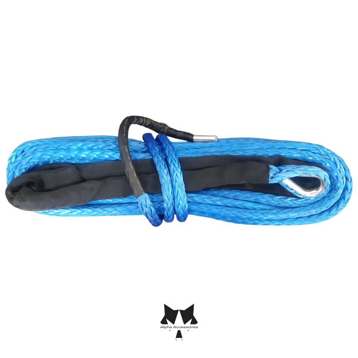 Runva | Synthetic Rope for 12000/ 13000LBS Winch 11mm x 25m (Breaking Strength 25000LBS)