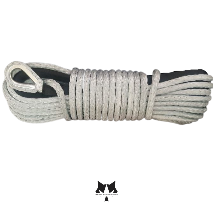 Runva | Synthetic Rope for 8000/9500/10000LBS Winch 10mm x 25m (Breaking Strength 21000LBS)