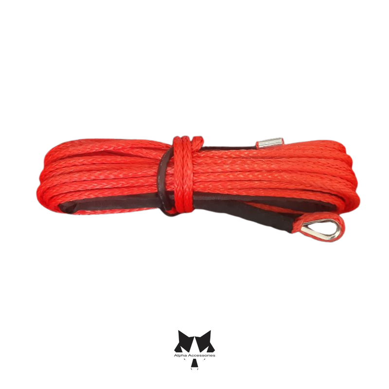 Runva | Synthetic Rope for 8000/9500/10000LBS Winch 10mm x 25m (Breaking Strength 21000LBS)