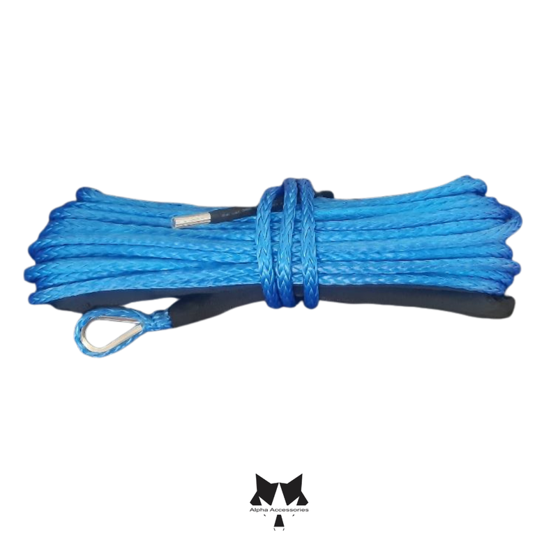 Runva | Synthetic Rope for 8000/9500/10000LBS Winch 10mm x 25m (Breaking Strength 21000LBS)