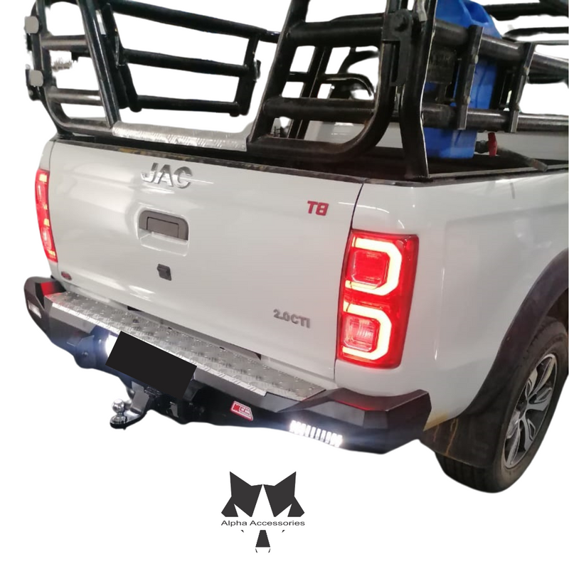Runva | JAC T8 Rocker Rear Replacement Bumper with Towbar (Wiring Harness & Towball Not Included)