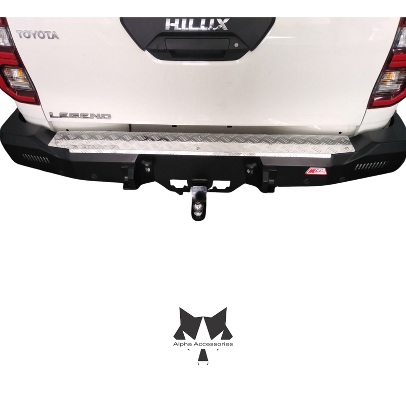 Runva | Toyota Hilux GD6 2016+ Rocker Rear Replacement Bumper with Towbar
