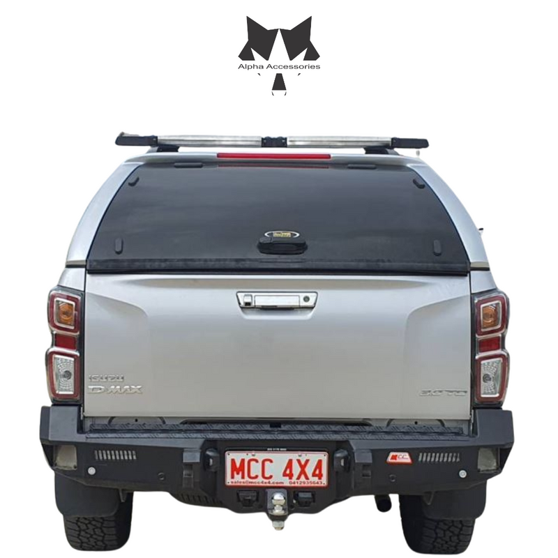 Runva | Isuzu GEN 7 2022+ Rocker Rear Replacement Bumper with Towbar (Radar Sensor Compatible)