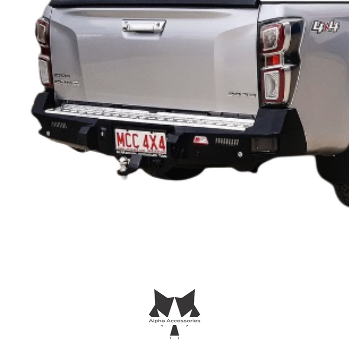 ISUZU GEN 7 2022–Current Rocker Rear Replacement Bumper with Towbar (Radar Sensor Compatible)