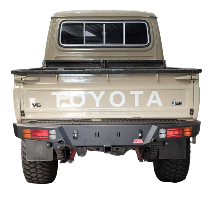 Runva | Toyota Landcruiser 79 Series Pick Up ONLY 2007+ Rear Replacement Bumper & Towbar (EXCL. WIRING)
