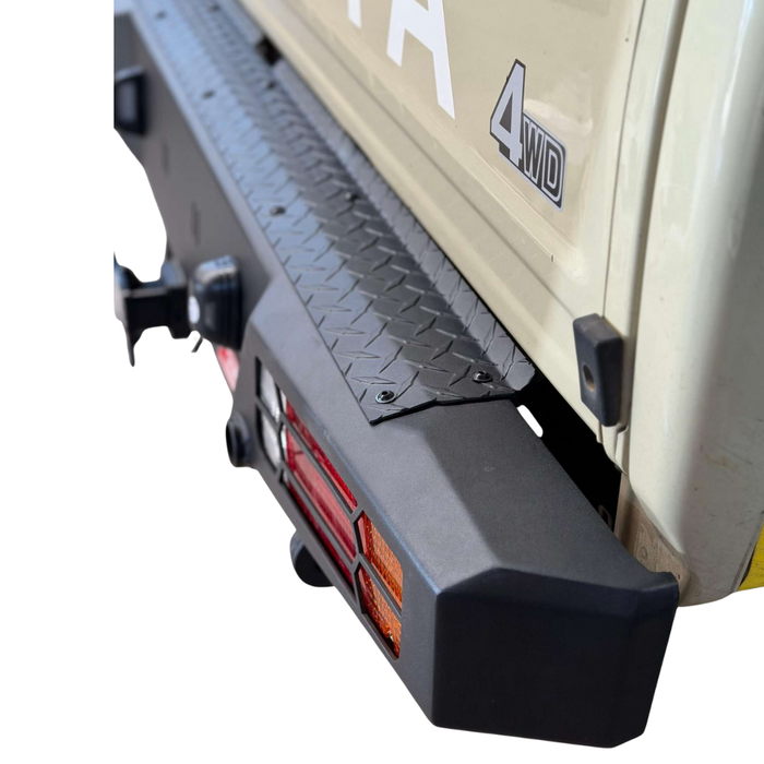 Runva | Toyota Landcruiser 79 Series Pick Up ONLY 2007+ Rear Replacement Bumper & Towbar (EXCL. WIRING)