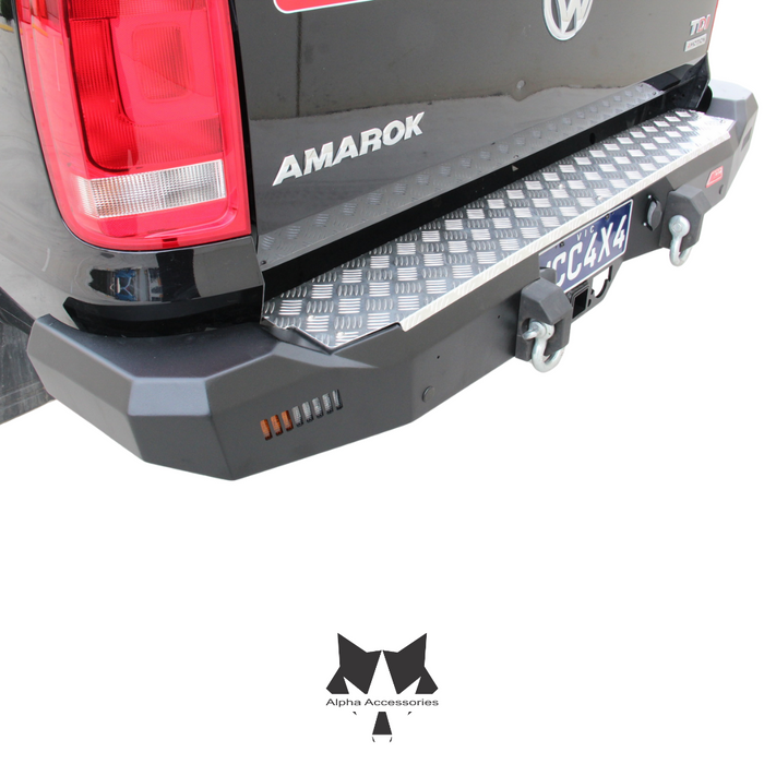 VOLKSWAGEN AMAROK 2010 to 2023 ROCKER Rear Replacement Bumper with Towbar