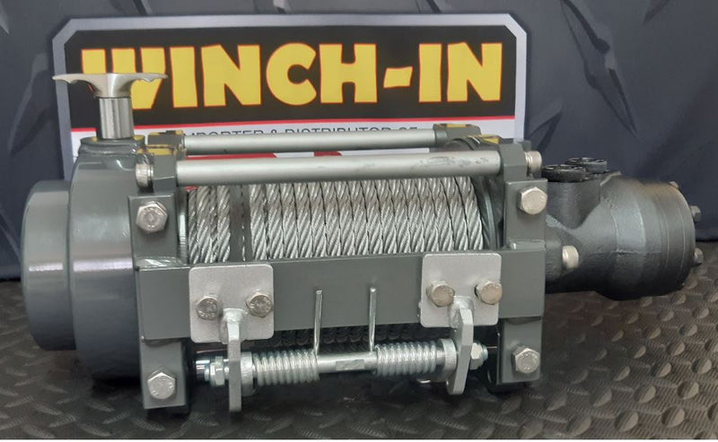 Runva | 10000LBS Hydraulic Steel Cable - Flatbed - Gey