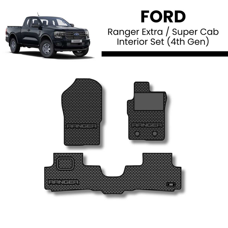 Addo | Ford Ranger Extra/Super Cab Interior Set - 4th