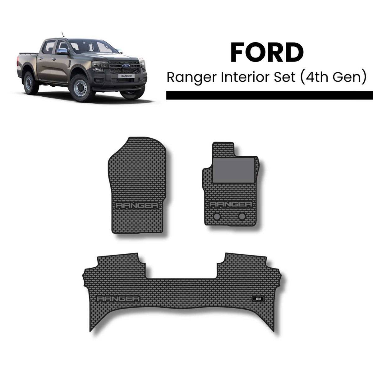 Addo | Ford Ranger Interior Set - 4th — Alpha Accessories (Pty) Ltd