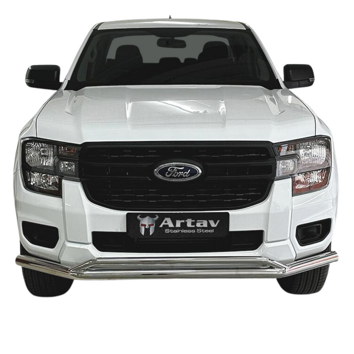 Ford Ranger Next Gen Stainless Steel Front Styling Bar (Fits all Models)