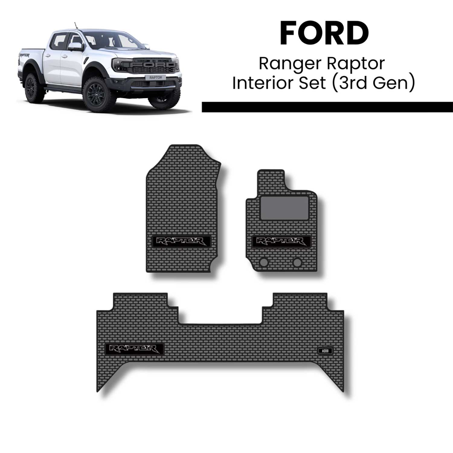 Addo | Ford Ranger Raptor Interior Set - 3rd — Alpha Accessories (Pty) Ltd