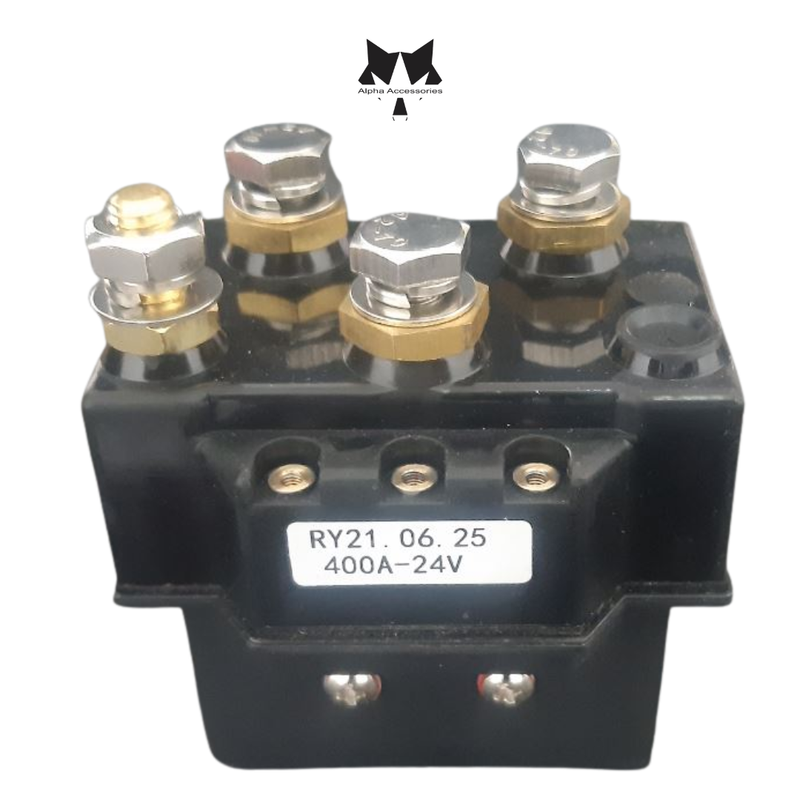 Runva | 24V Solenoid / Relay for Winch Size 8000/ 9500/ 10000/ 12000LBS (400A)