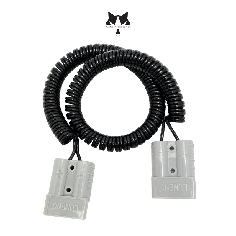 Lumeno | 3m Square Connector Extension With Spiral Cable