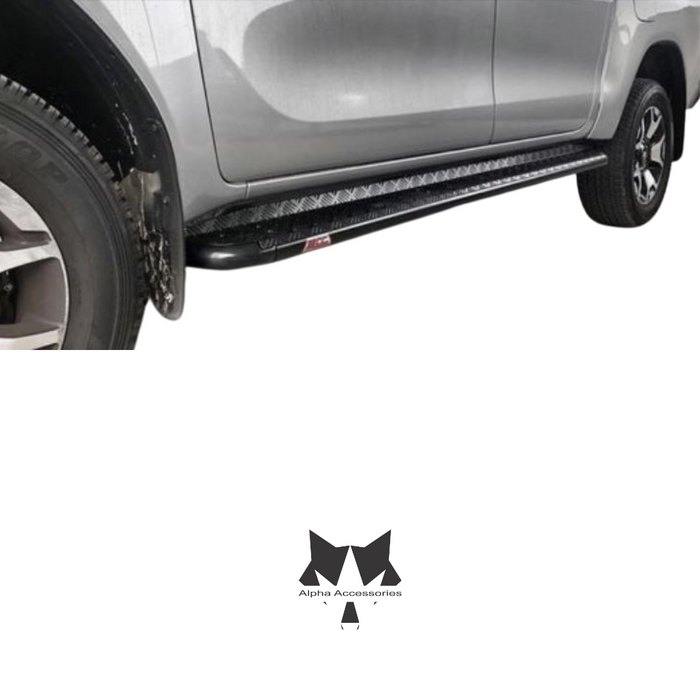 HILUX GD6 2016 to Current: Side Steps – Double Cab or Extended Cab (Set of Left & Right Sides)